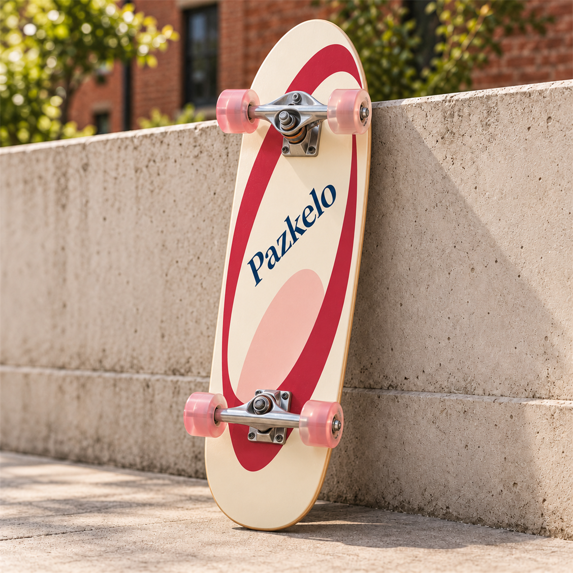 Pazkelo Rose Oval Complete Skateboard