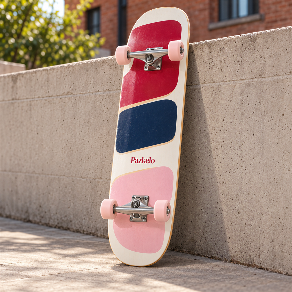 Pazkelo Colorblock Complete Skateboard