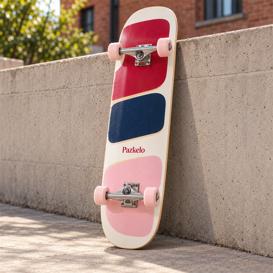 Pazkelo Colorblock Complete Skateboard