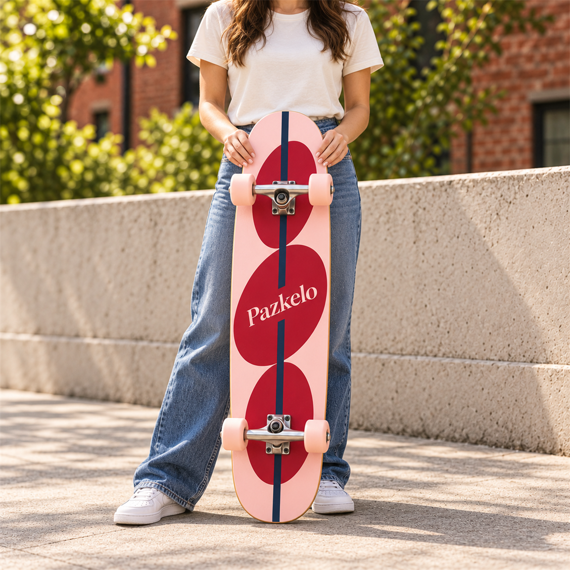 Pazkelo Rose Graphic Complete Skateboard